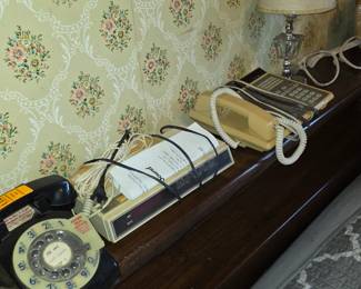 Vintage phones & radio