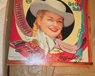 Box of paper dolls