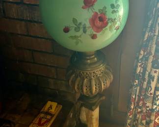 Victorian Floral Lamp