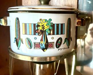 Mid Century Warming Dish