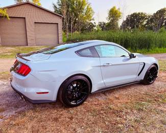 2016 Shelby GT 350 only 12 miles & still has its original monroney.
