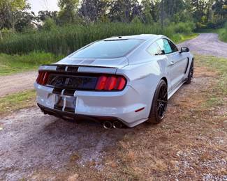 2016 Shelby GT 350 only 12 miles & still has its original monroney.