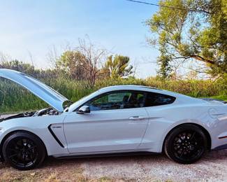 2016 Shelby GT 350 only 12 miles & still has its original monroney.