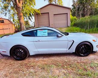 2016 Shelby GT350 - only 12 miles & still has its original monroney.