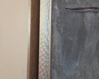 Enrique "Quique" Mora Painting; measurements are 6' x 4' (framed: 77" x 52").