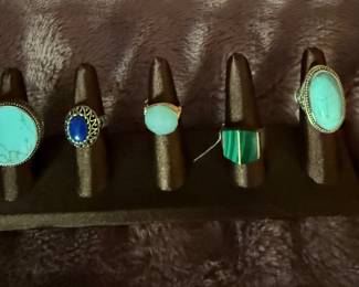 Rings (mostly sterling) 