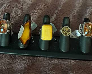 Rings (mostly sterling) 