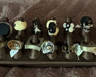 Rings (mostly sterling) 