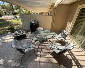 Outdoor seating set | fire pit | BBQ