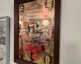 1980 Republican National convention Detroit mirror.
