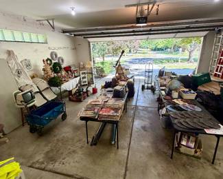 Garage full of goodies.