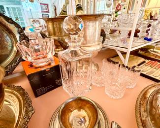 Atlantic crystal decanter.