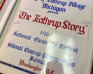 Lathrup Village history everywhere in the house!