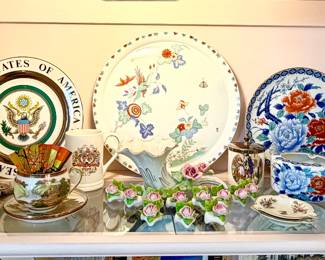 China cabinet filled with pretties!
