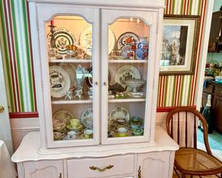 China cabinet.