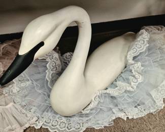 Large wood swan