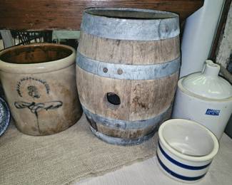 Salt glaze 3 gal. crock