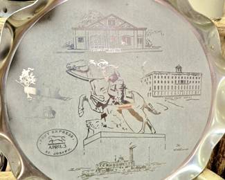 Vintage St. Joseph metal serving tray