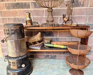 Much rustic metal and iron