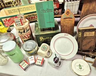 Much St. Joseph collectibles. "Hy Klas", "Mueller Hot Houses", "Green Hills" and