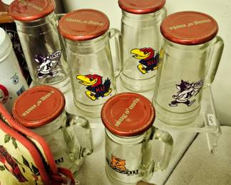 Collectible glass peanut jars