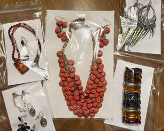 Much costume jewelry!! Estate jewelry from 3 different estates