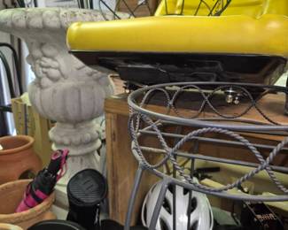 Much, much outdoor miscellaneous. Everything from John Deere mower seat to bicycling miscellaneous!!