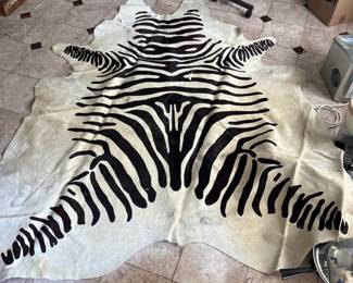 Zebra Skin Rug