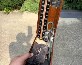 Vintage Baumanometer with wooden box