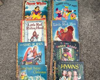 Vintage Kids Golden Books 1950s
