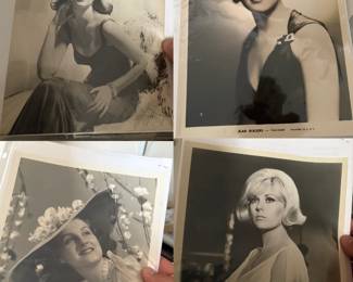 Vintage Press and Studio Photographs of actors and musicians