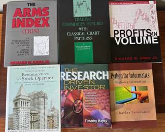 Stock Market Investing Book Collection Trading, Technical Analysis, Futures, Python Investing
