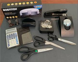 Office Lot 3 Hole Punch, Solar Scientific Calculator And More