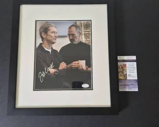 Authenticated Tim Cook and Steve Jobs Photo Signed By Tim Cook