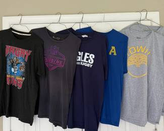 Misc. TShirt Lot, Rugby Etc