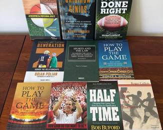 Book Lot Sports And Coaching, Including Authors Heitner Carfagna