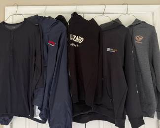 Lot Of Misc. Hoodies And Raincoat