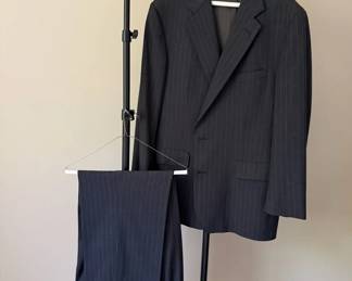 Brooks Brothers Black Pinstripe Suit