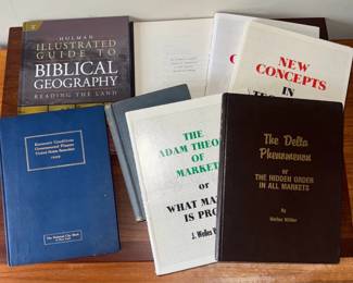 Vintage Finance Market Theory Book Lot 8 Books Wyckoff, Welles Wilder, Stock Exchange Law