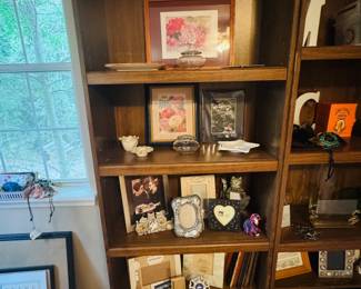 Home Decor, Frames, Book Shelves x 3