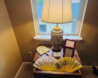 Asian Decor, Lamp, Etc