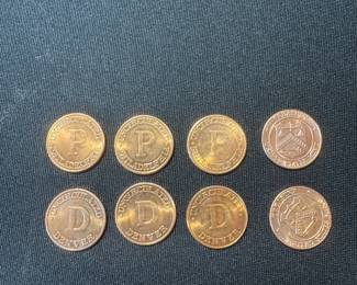 Philadelphia and Denver Mint Tokens