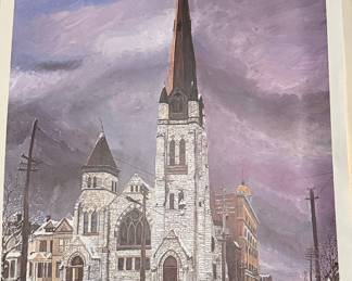 Edward Snodgrass The Stone Church Limited Edition Print