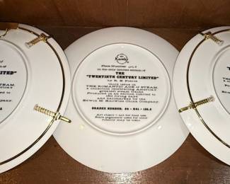 Edwin M. Knowles The Romantic Age of Steam Collector Plates