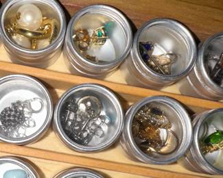 Assorted Sterling Silver and  Costume Earrings 