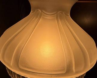 Milk Glass Parlor Style Lamp
