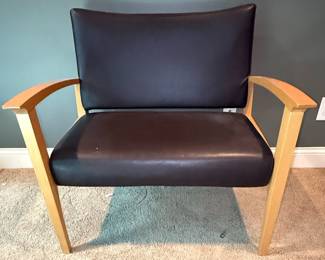 Carolina Business Furniture Purple Faux Leather Armchair