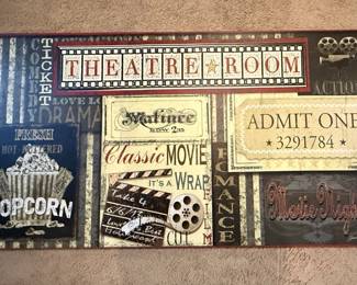 Jean Plout "Theatre Room" Collage Wall Art