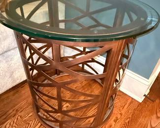 Geometric Style Side Table