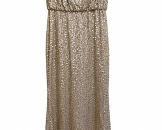 David's Bridal Sequin Gown